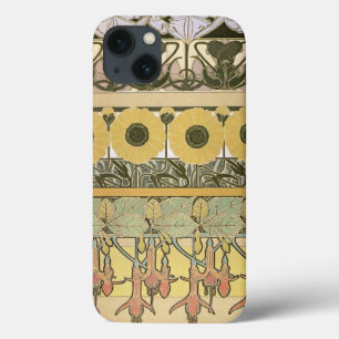 Jugendstil-Alphonse mucha fuschia Case-Mate iPhone Hülle