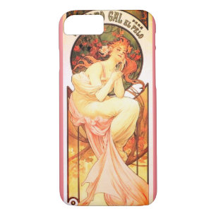 Jugendstil-Alphonse Mucha Parfum Blumen Case-Mate iPhone Hülle