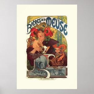 Jugendstil Alphonse Mucha Poster