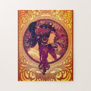 Jugendstil-Alphonse Mucha Puzzle
