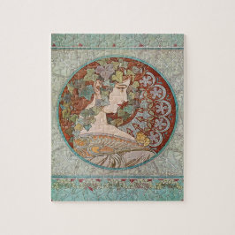 Jugendstil-Alphonse Mucha Puzzle