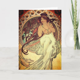 Jugendstil Alphonse Mucha Vintage Jugendstil Karte