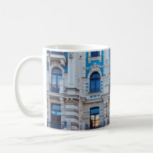 Jugendstil-Architektur in Riga, Lettland Kaffeetasse