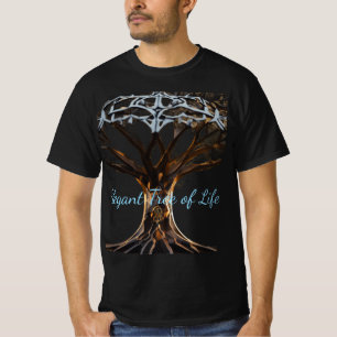 Jugendstil Baum des Lebens in geometrischer Harmon T-Shirt