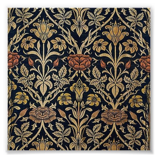 Jugendstil, Belle Epoque, Vintag, schick, Wiege Fotodruck (Vorne)