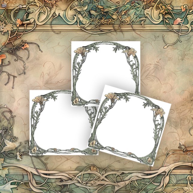 Jugendstil Bezaubernd Post-it Klebezettel (Von Creator hochgeladen)