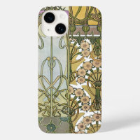 Jugendstil-Blume Alphonse mucha Kunstvoll wandern