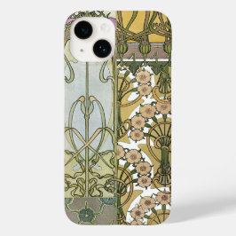 Jugendstil-Blume Alphonse mucha Kunstvoll wandern Case-Mate iPhone 14 Hülle
