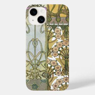 Jugendstil-Blume Alphonse mucha Kunstvoll wandern Case-Mate iPhone 14 Hülle