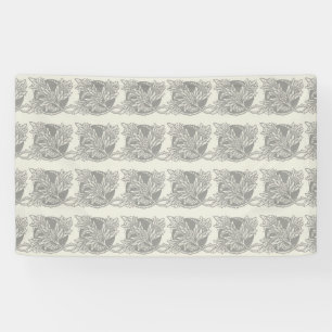Jugendstil-Blume Blumenminimalismus Banner