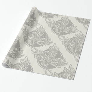 Jugendstil-Blume Blumenminimalismus Geschenkpapier