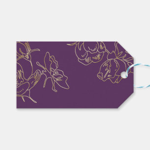 Jugendstil-Blume Geschenkanhänger