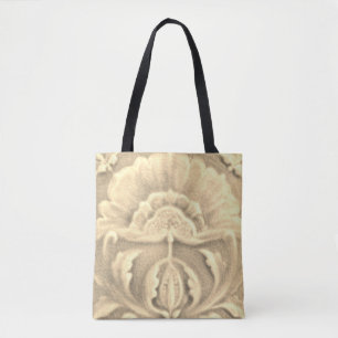 Jugendstil-Blume-Kachelverzierung