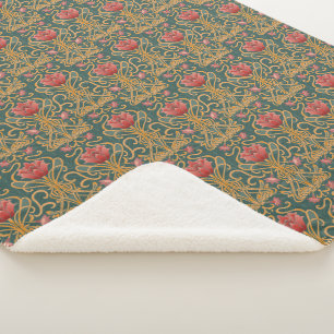 Jugendstil-Blume Sherpadecke