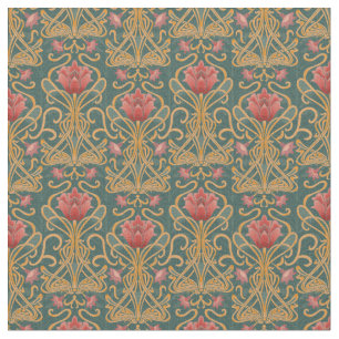 Jugendstil-Blume Stoff