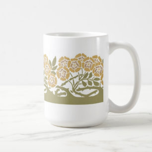 Jugendstil-Blume - Tasse