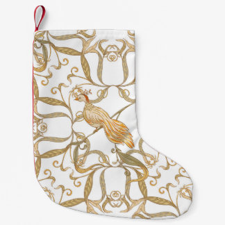 Jugendstil Blumen Vögel Kleiner Weihnachtsstrumpf