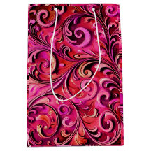 Jugendstil-Blumendesign Rostige Rose