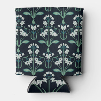 Jugendstil-Blumenmuster, abstrakt nahtlos. Dosenkühler