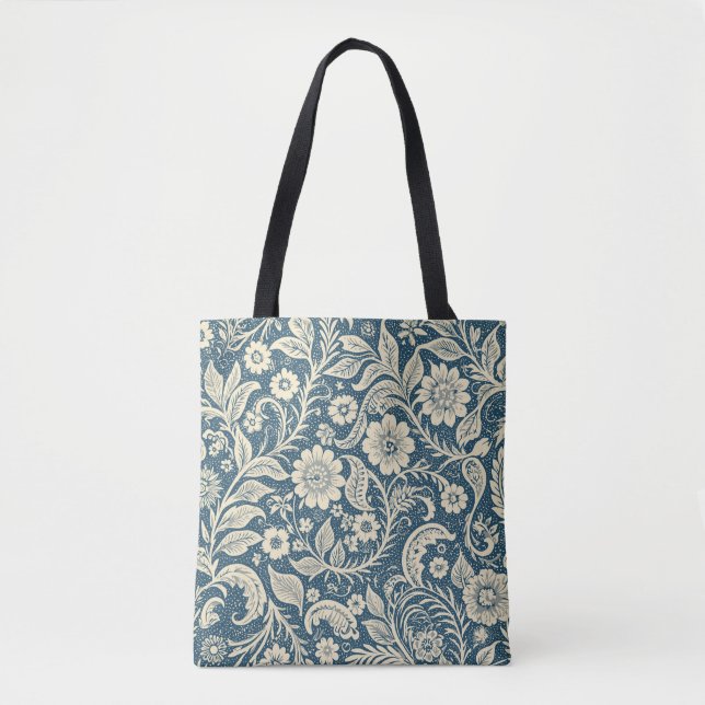 Jugendstil Blumenmuster Tapete (Vorderseite)