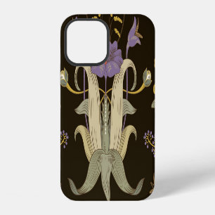 Jugendstil Blumig: Vintage-Muster iPhone 12 Hülle