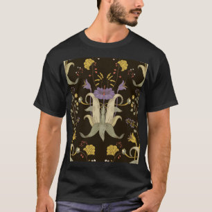 Jugendstil Blumig: Vintage-Muster T-Shirt