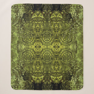 Jugendstil-buntes, dekoratives Vintages Muster in Sherpadecke