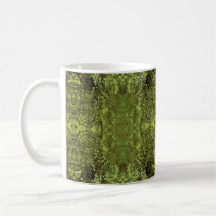 Jugendstil-buntes Ziermuster Vintag in Kaffeetasse