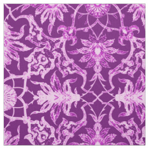 Jugendstil-chinesisches Muster - Amethystpurpur Stoff