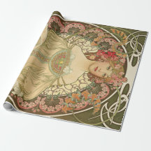 Jugendstil-Decoupage-Plakat
