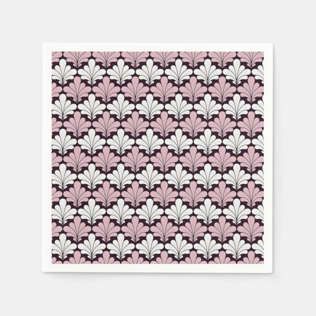 Jugendstil-Dekoration Serviette (Vorderseite)