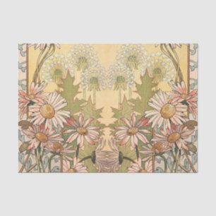 Jugendstil-Dekoration und Leuchte 4 Seidenpapier