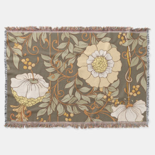 Jugendstil: Dekorative florale Vintag. Decke