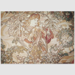 Jugendstil-Dekoupag Seidenpapier