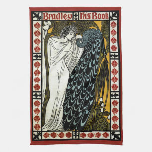 Jugendstil, Der Kuss von William Bradley Geschirrtuch
