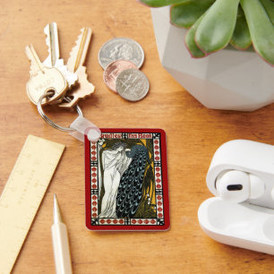 Jugendstil, Der Kuss von William Bradley Schlüsselanhänger