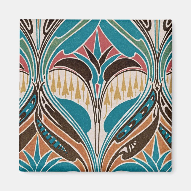 Jugendstil-Design #11 in Emporio Moffa Magnet (Vorne)