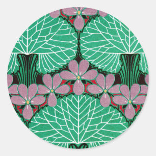 Jugendstil-Design #12 in Emporio Moffa Runder Aufkleber