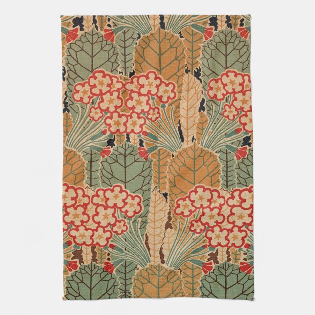 Jugendstil-Design #1 von Emporio Moffa Handtuch (Vertikal)