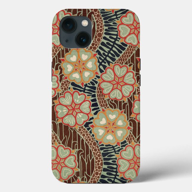 Jugendstil-Design #2 in Emporio Moffa Case-Mate iPhone Hülle (Rückseite)