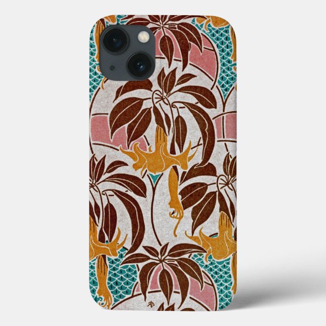 Jugendstil-Design #5 in Emporio Moffa Case-Mate iPhone Hülle (Rückseite)