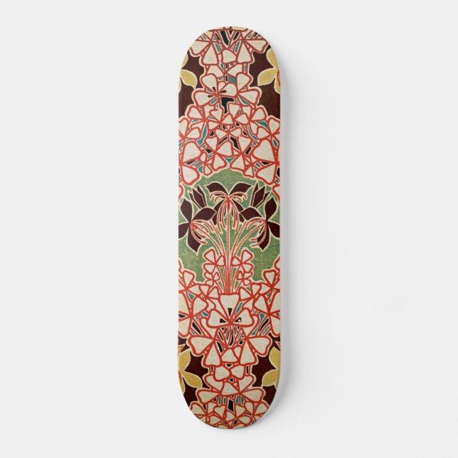 Jugendstil-Design #6 @ VictoriaShaylee Skateboard (Vorderseite)