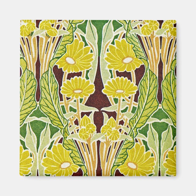 Jugendstil-Design #7 in Emporio Moffa Magnet (Vorne)