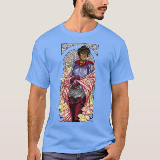 Jugendstil eines schönen Kriegers T-Shirt