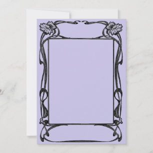 Jugendstil Einladung