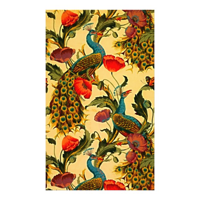 Jugendstil-Elegance: Sidewall, The Peacock, 1896 Fotodruck (Vorne)