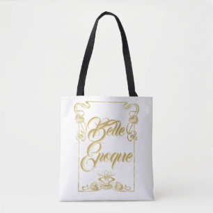Jugendstil elegantes Gold und weiß Belle Epoque
