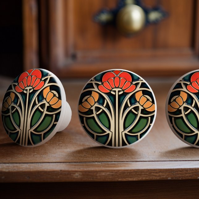 Jugendstil Eleganz Knöpfe Griff (Von Creator hochgeladen)