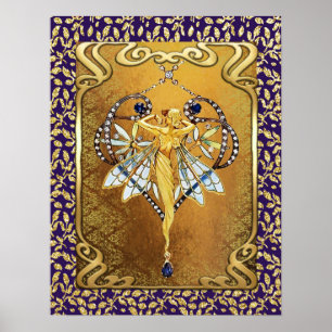 Jugendstil (Fairy) Poster