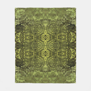 Jugendstil: Farbige Vintage-Verzierung. Fleecedecke